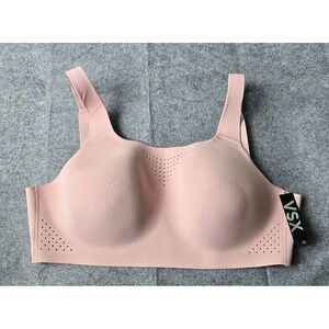 NWT Victoria's Secret VSX Featherweight Max High-Impact Sports Bra Bare Pink 38D